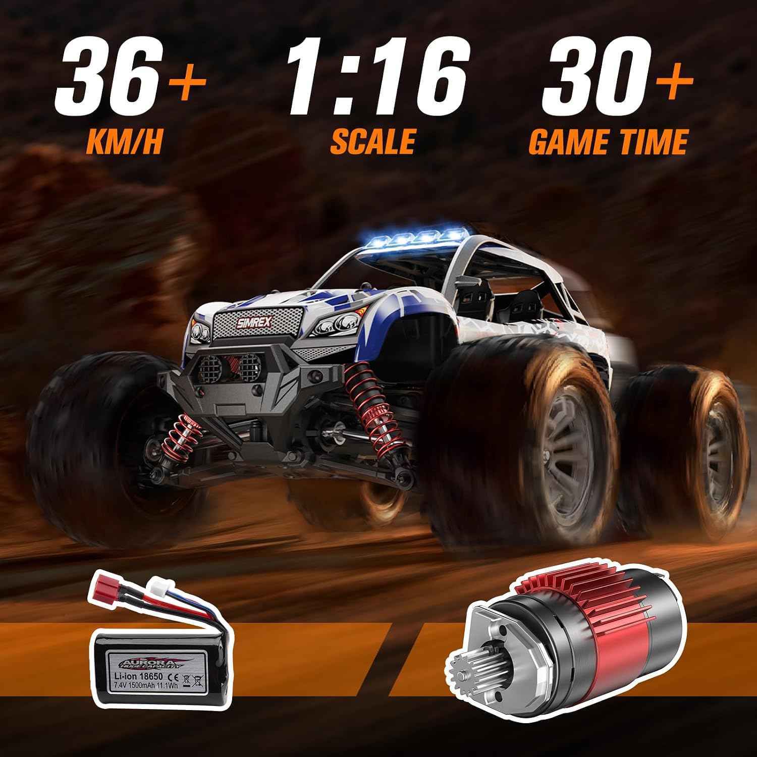 1/16 Hobby Grade RC Car, 36 KP - Rc Hobby Grade Monster Truck review and price