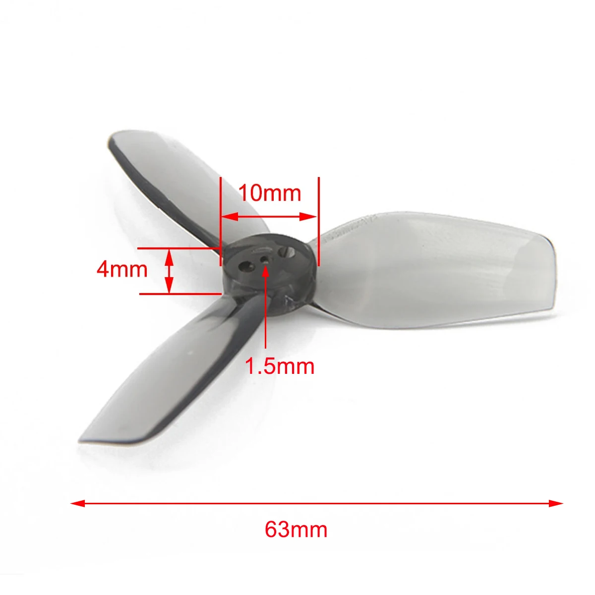 NEEBRC 2/4/8 Pairs 2.5inch 63m - Rc Plane Hobby Zone review and price