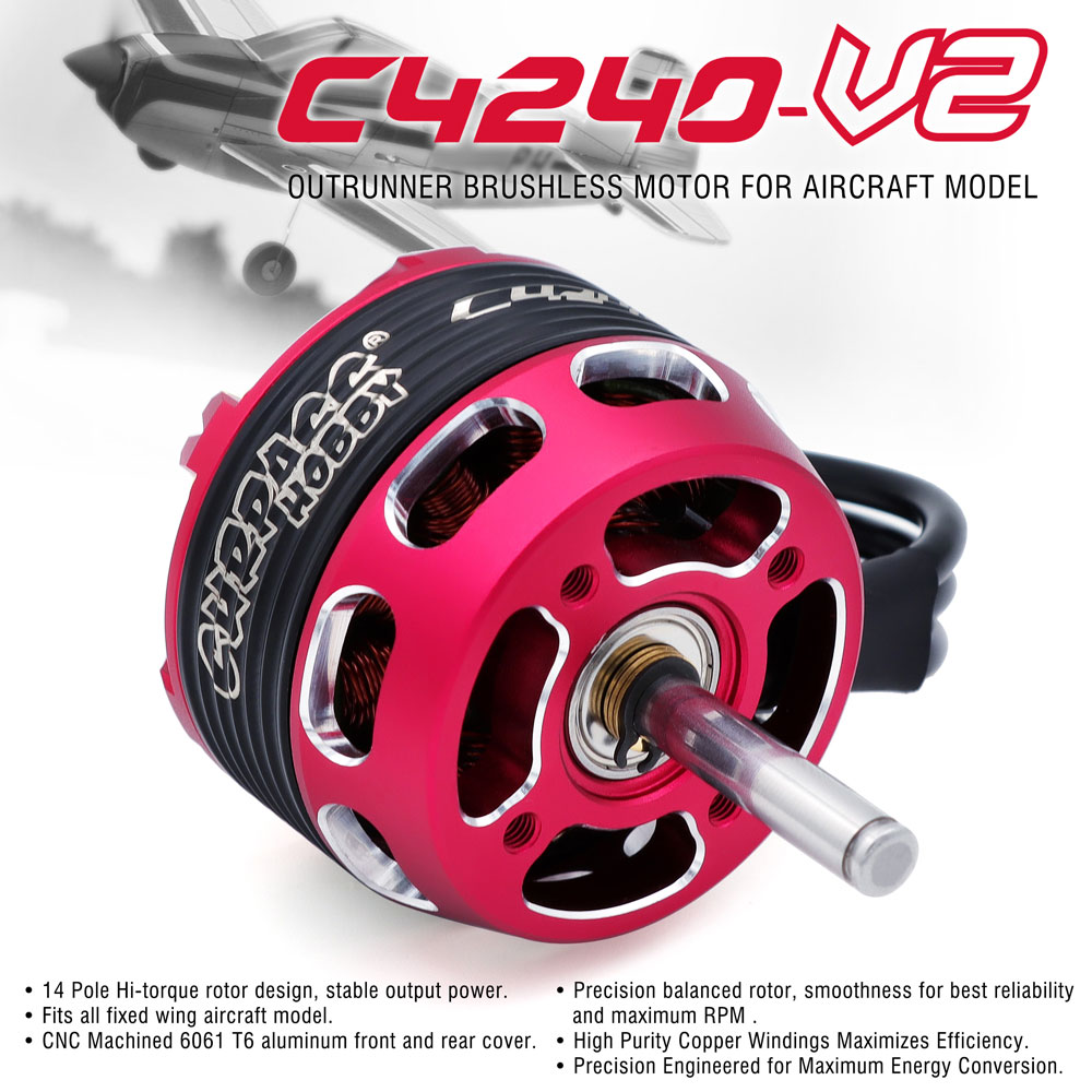 SURPASS HOBBY C4240 750KV/850K - Rc Hobby Motor review and price