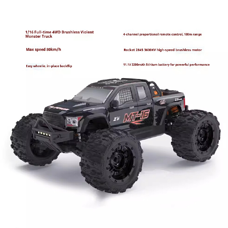 ZD MT16 1/16 Scale Brushless R - Rc Hobby Grade Monster Truck review and price